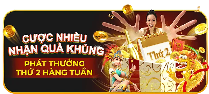 Thưởng chào mừng khi nạp tiền lần đầu